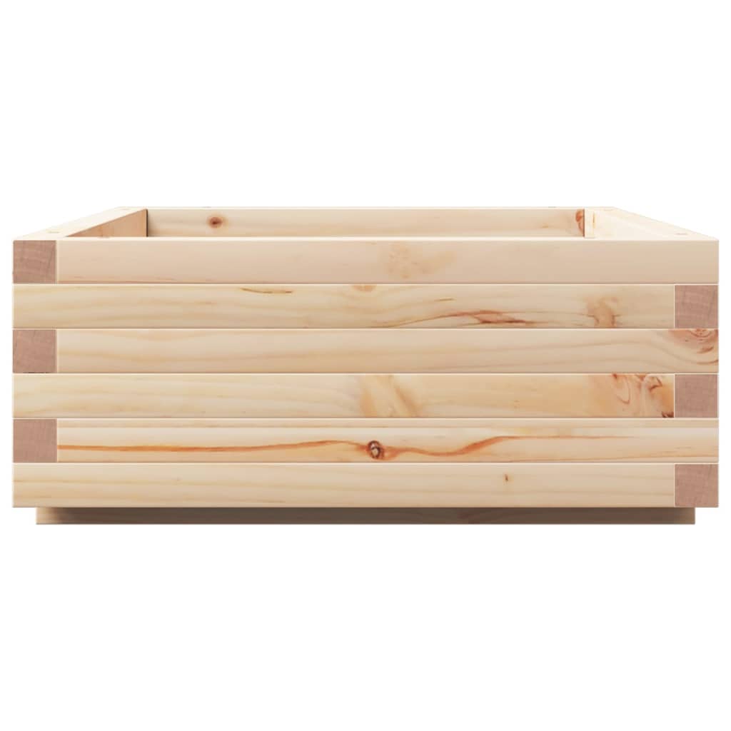vidaXL Garden Planter 90x60x26,5 cm Solid Wood Pine