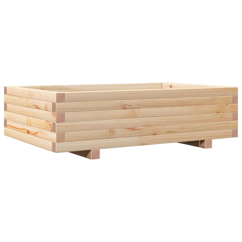 vidaXL Garden Planter 90x60x26,5 cm Solid Wood Pine