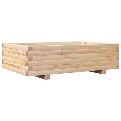 vidaXL Garden Planter 90x60x26,5 cm Solid Wood Pine