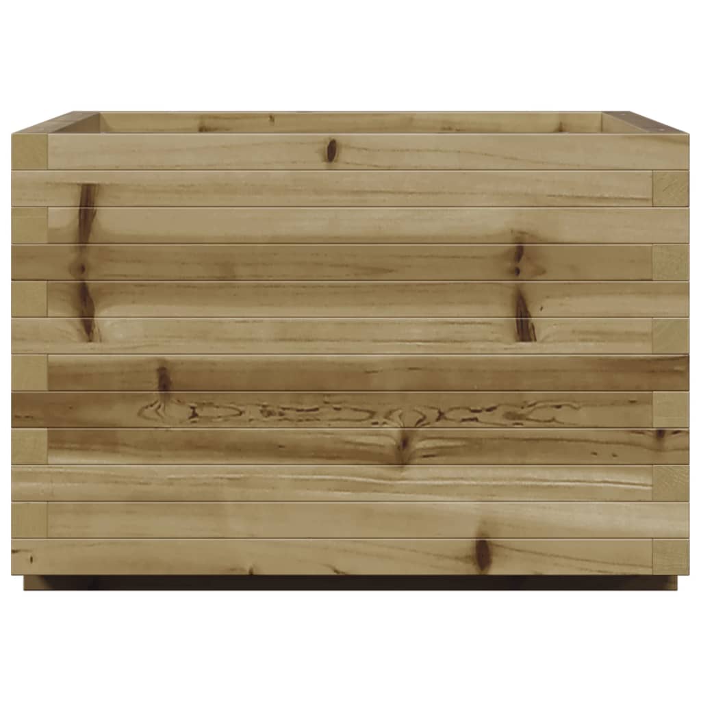 vidaXL Garden Planter 70x70x49.5 cm Impregnated Wood Pine