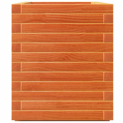 vidaXL Garden Planter Wax Brown 70x40x49.5 cm Solid Wood Pine
