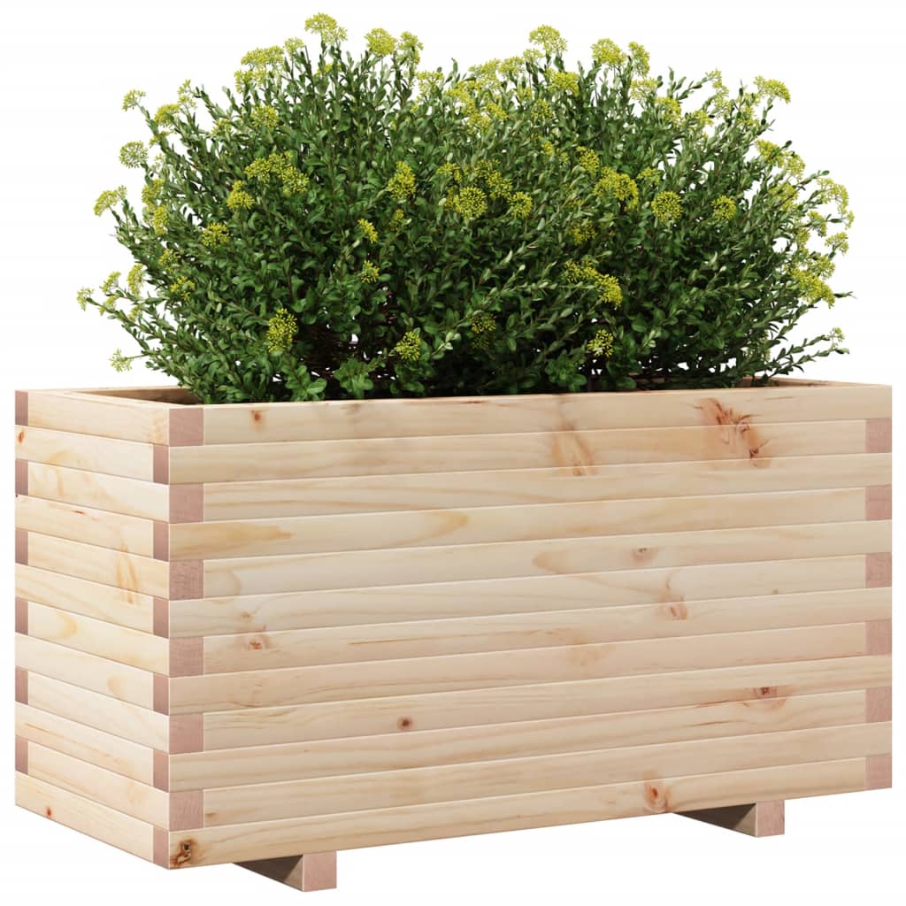 vidaXL Garden Planter 90x40x49,5 cm Solid Wood Pine