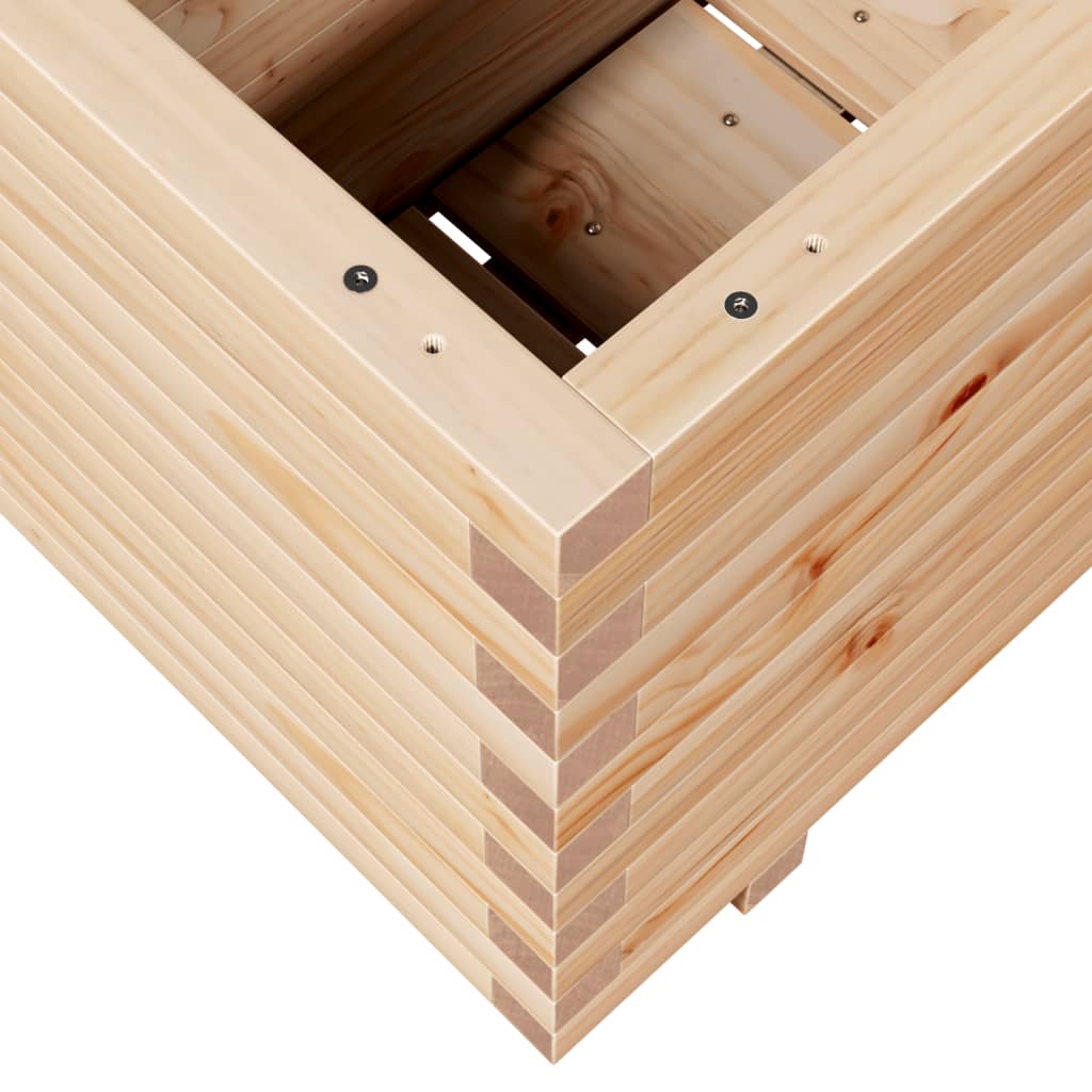 vidaXL Garden Planter 90x40x49,5 cm Solid Wood Pine