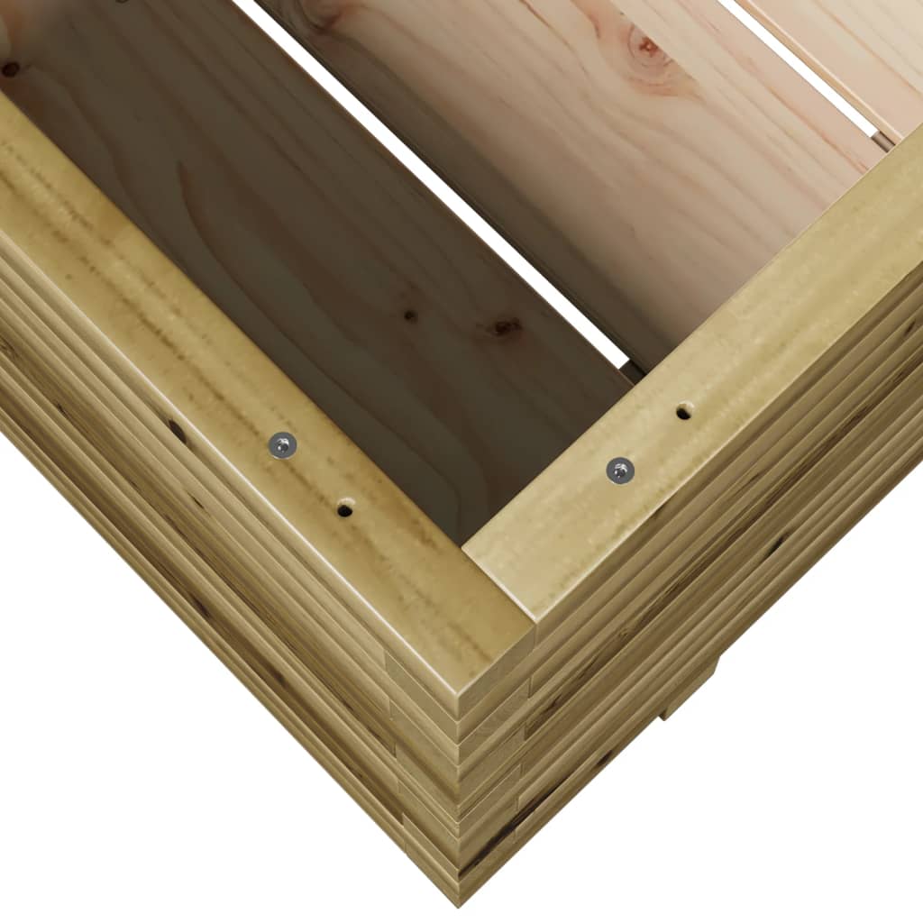 vidaXL Garden Planter 90x60x49.5 cm Impregnated Wood Pine