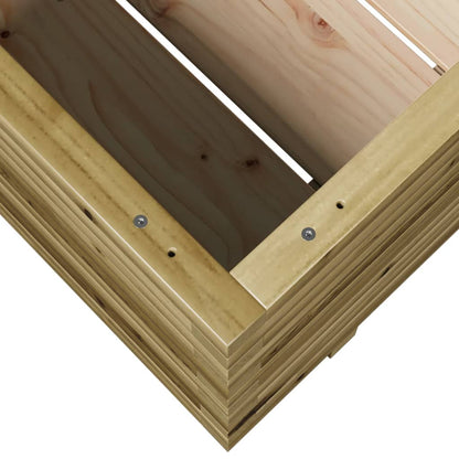 vidaXL Garden Planter 90x60x49.5 cm Impregnated Wood Pine