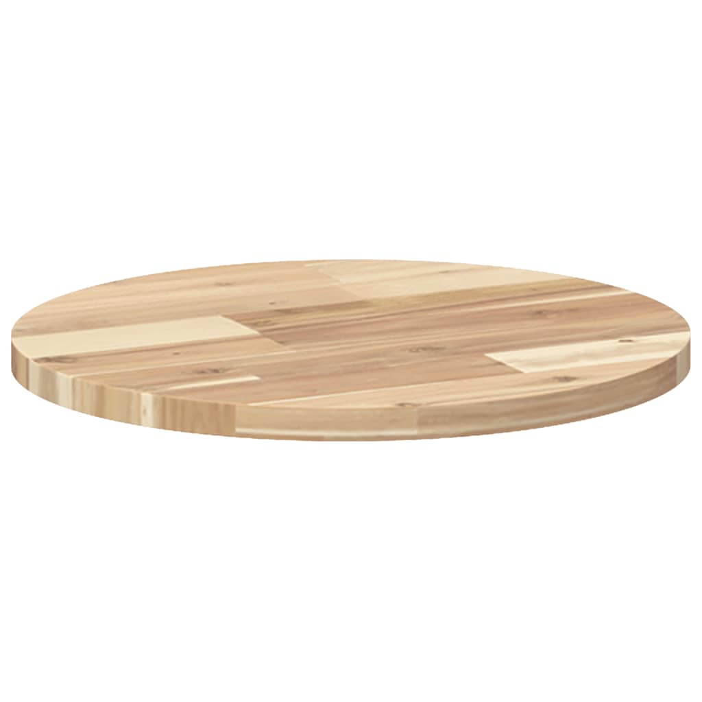 vidaXL Table Top Round Ø40x2 cm Solid Wood Acacia