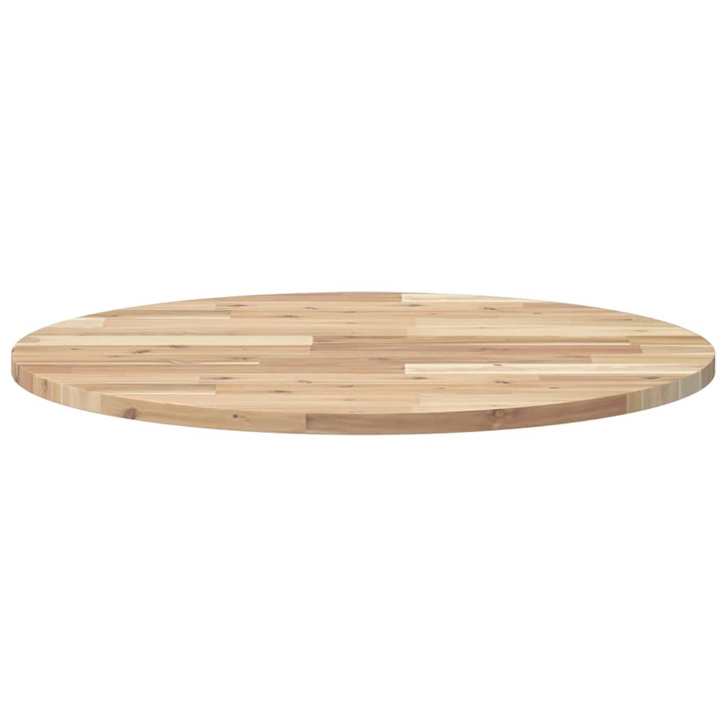 vidaXL Table Top Round Ø70x2 cm Solid Wood Acacia