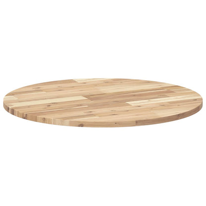 vidaXL Table Top Round Ø70x2 cm Solid Wood Acacia
