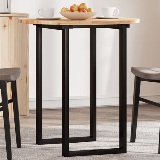 vidaXL Table Top Round Ø70x2 cm Solid Wood Acacia