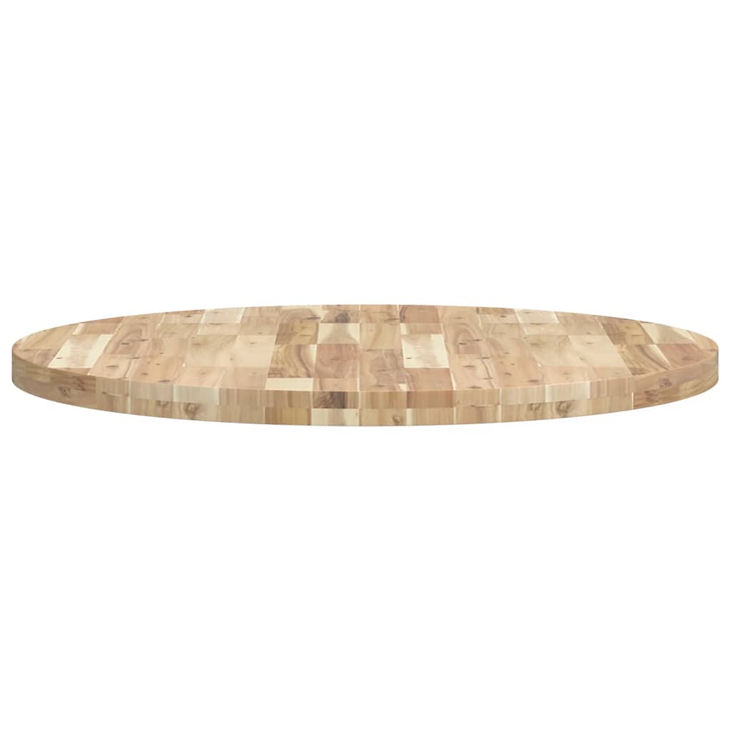 vidaXL Table Top Round Ø90x4 cm Solid Wood Acacia
