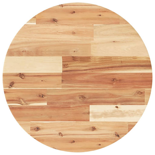 vidaXL Table Top Round Ø50x2 cm Solid Wood Acacia