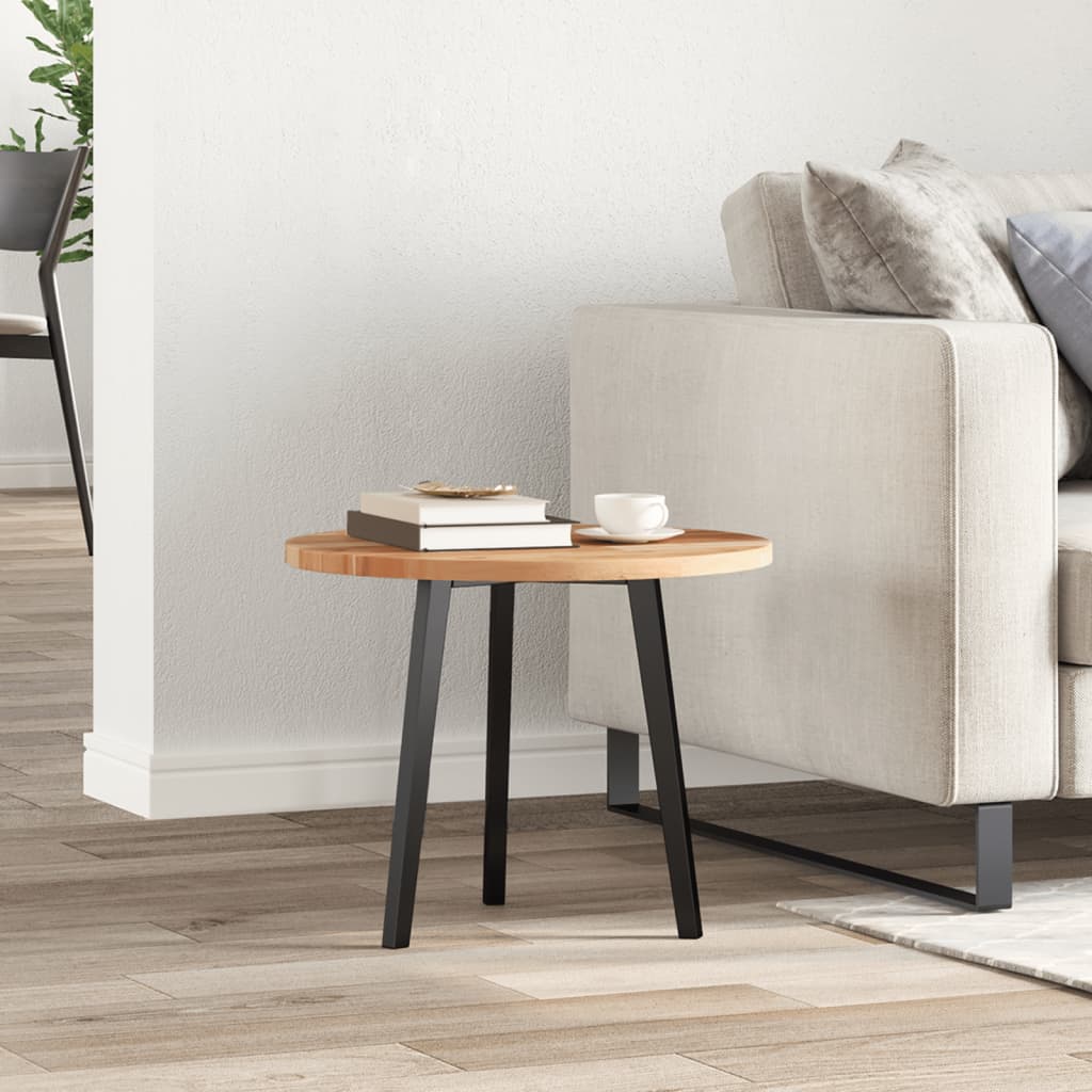 vidaXL Table Top Round Ø50x2 cm Solid Wood Acacia