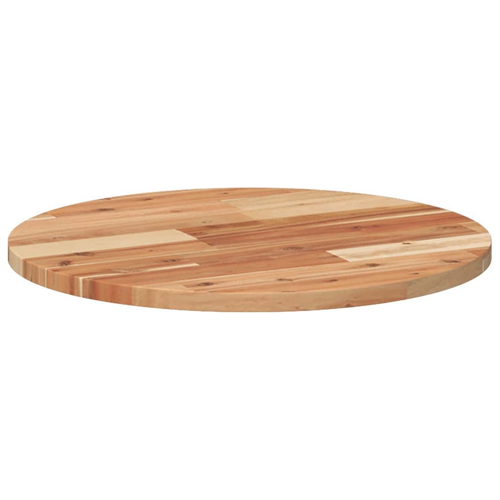 vidaXL Table Top Round Ø50x2 cm Solid Wood Acacia