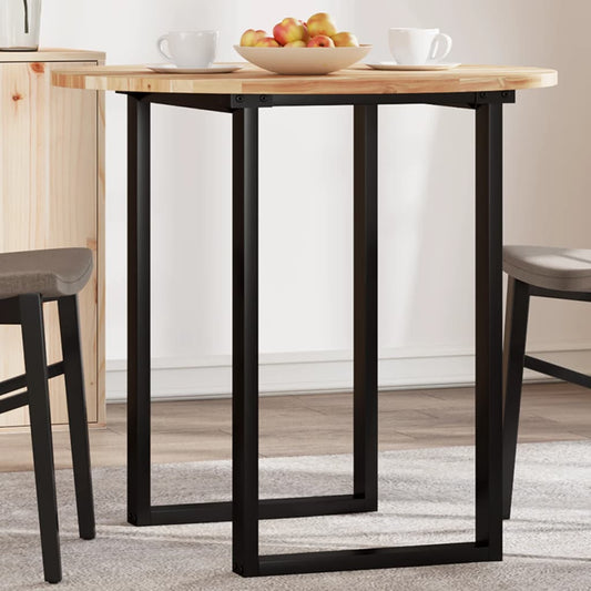vidaXL Table Top Round Ø80x2 cm Solid Wood Acacia