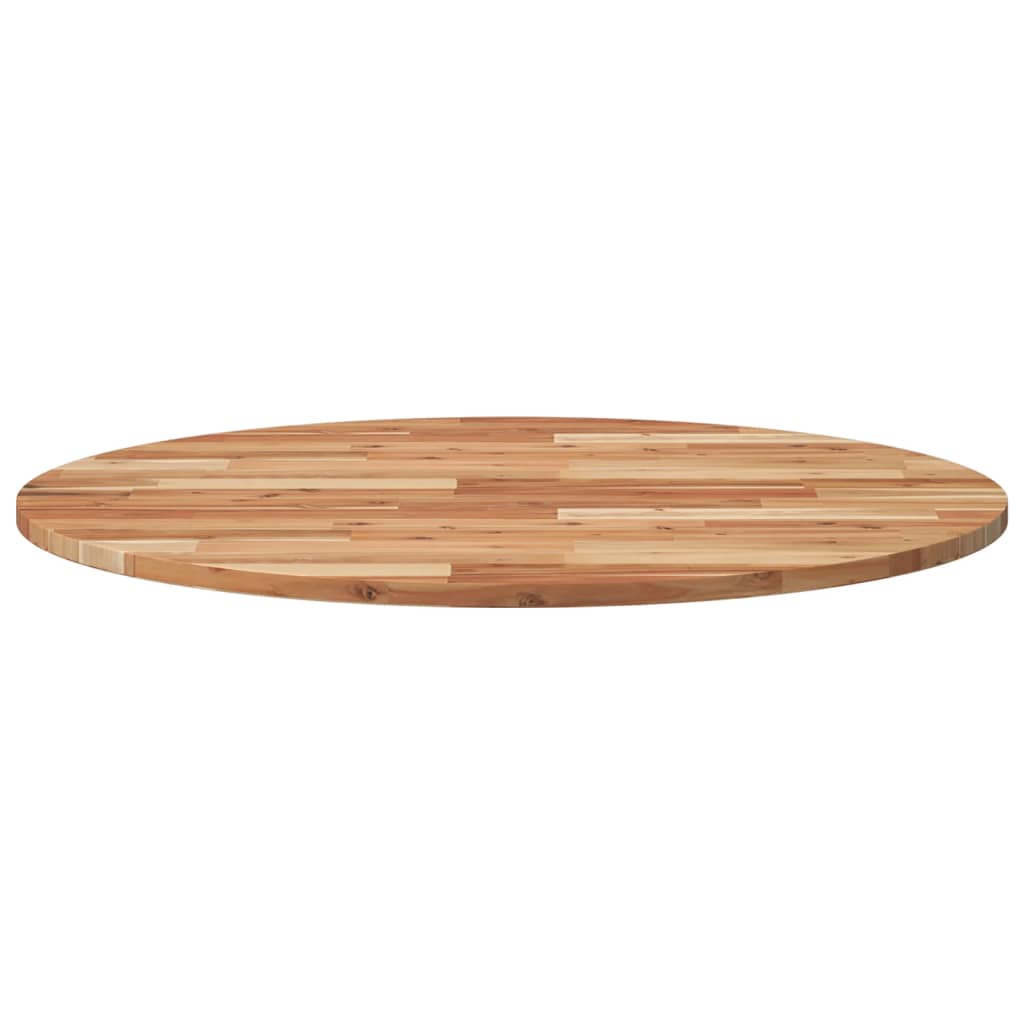 vidaXL Table Top Round Ø90x2 cm Solid Wood Acacia