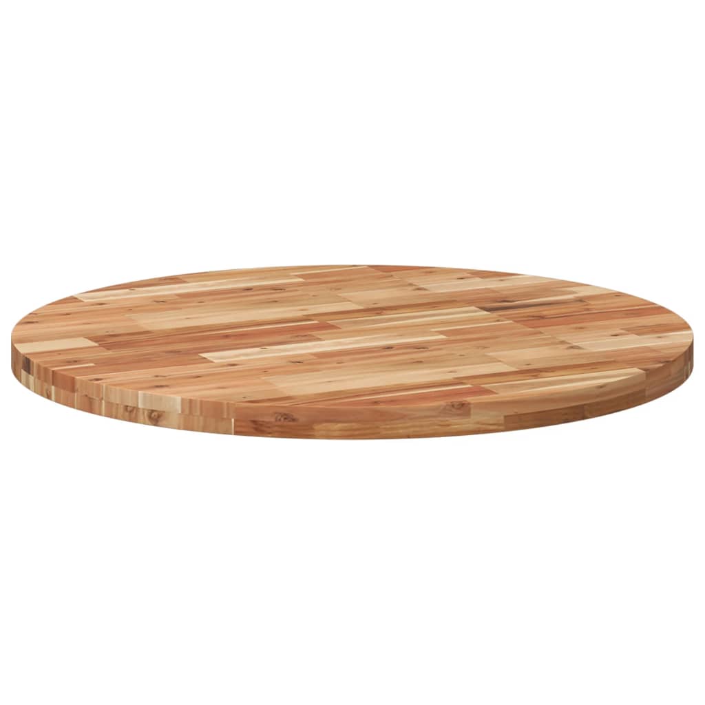 vidaXL Table Top Round Ø90x4 cm Solid Wood Acacia