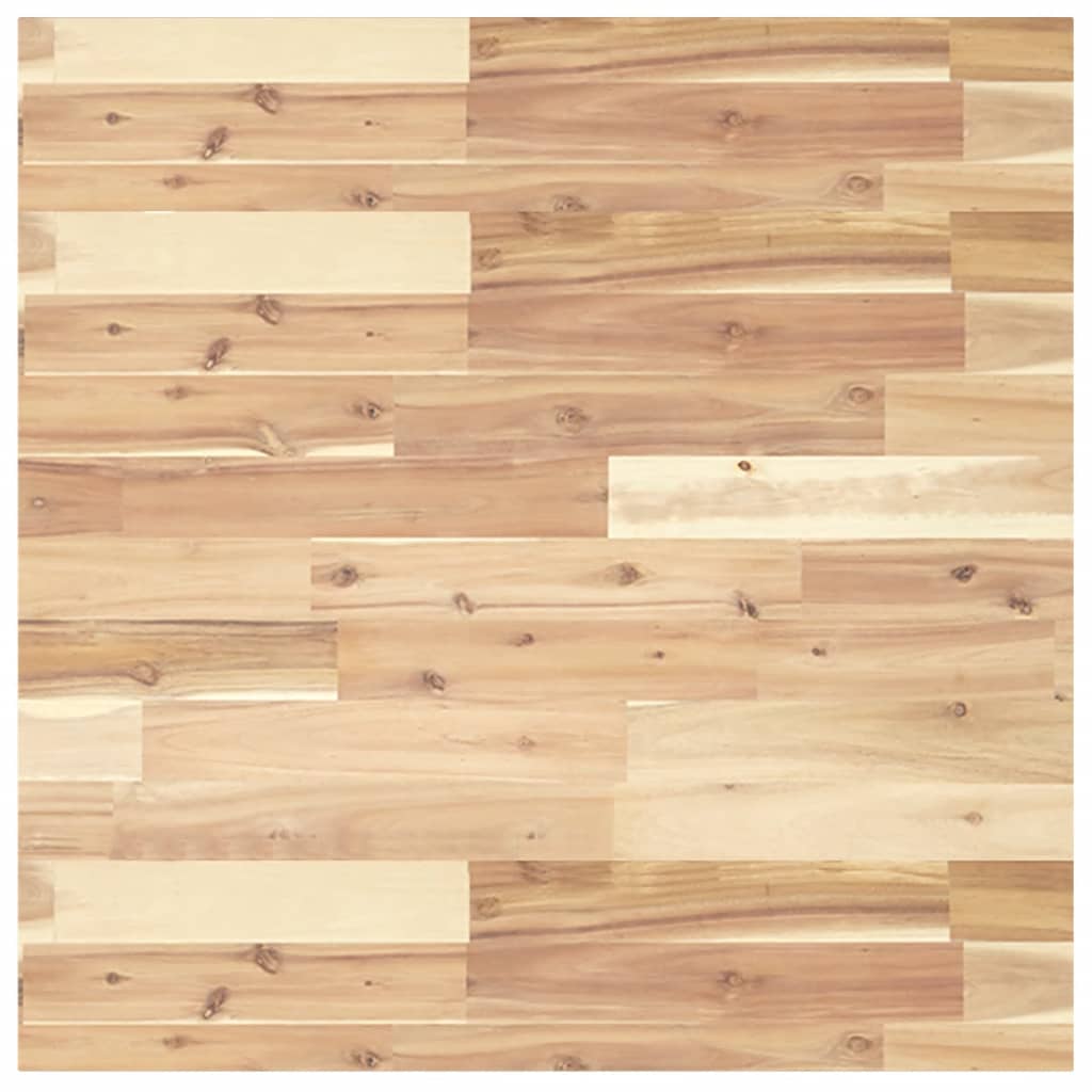 vidaXL Table Top Square 70x70x2 cm Solid Wood Acacia