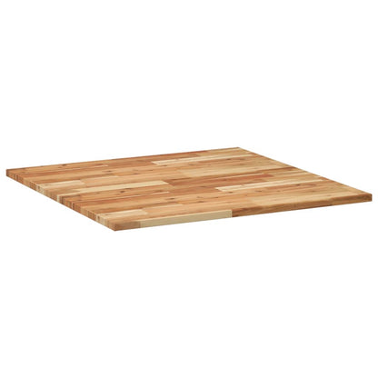 vidaXL Table Top Square 80x80x2 cm Solid Wood Acacia