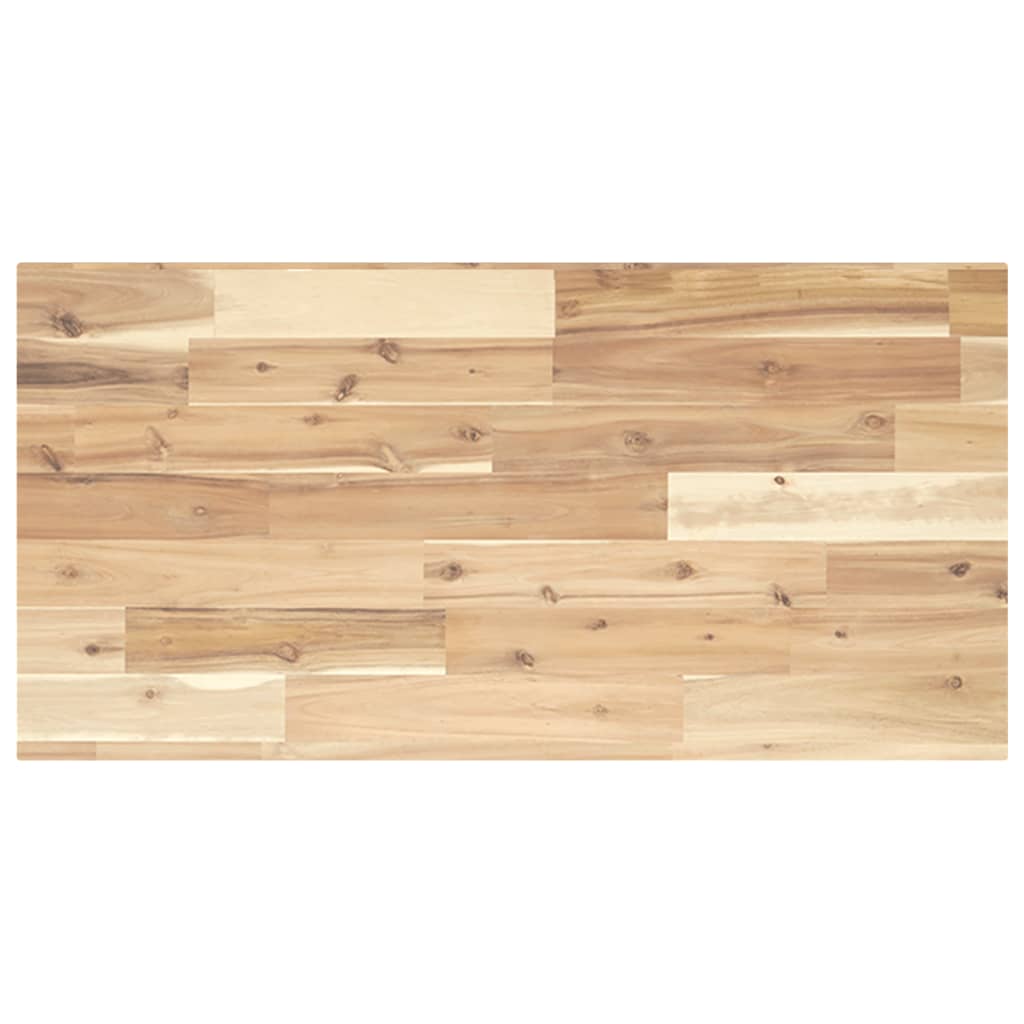 vidaXL Table Top 80x40x2 cm Rectangular Solid Wood Acacia