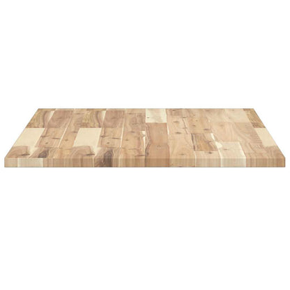 vidaXL Table Top Rectangular 80x60x2 cm Solid Wood Acacia