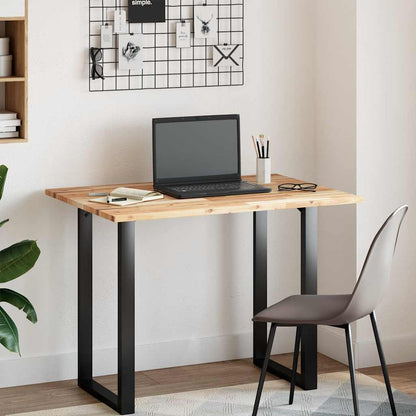 vidaXL Table Top Rectangular 80x70x2 cm Solid Wood Acacia