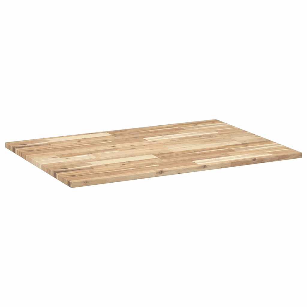 vidaXL Table Top Rectangular 80x70x2 cm Solid Wood Acacia