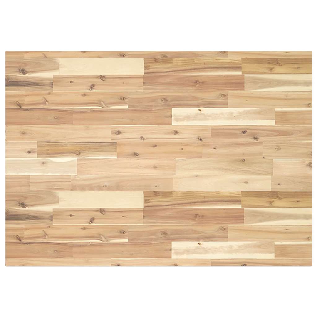 vidaXL Table Top Rectangular 100x70x2 cm Solid Wood Acacia