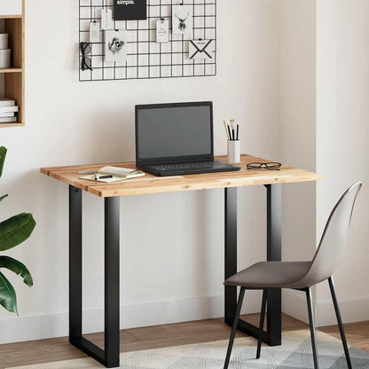 vidaXL Table Top Rectangular 100x70x2 cm Solid Wood Acacia