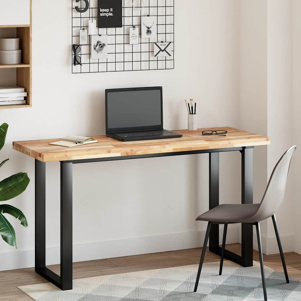 vidaXL Table Top Rectangular 140x50x4 cm Solid Wood Acacia