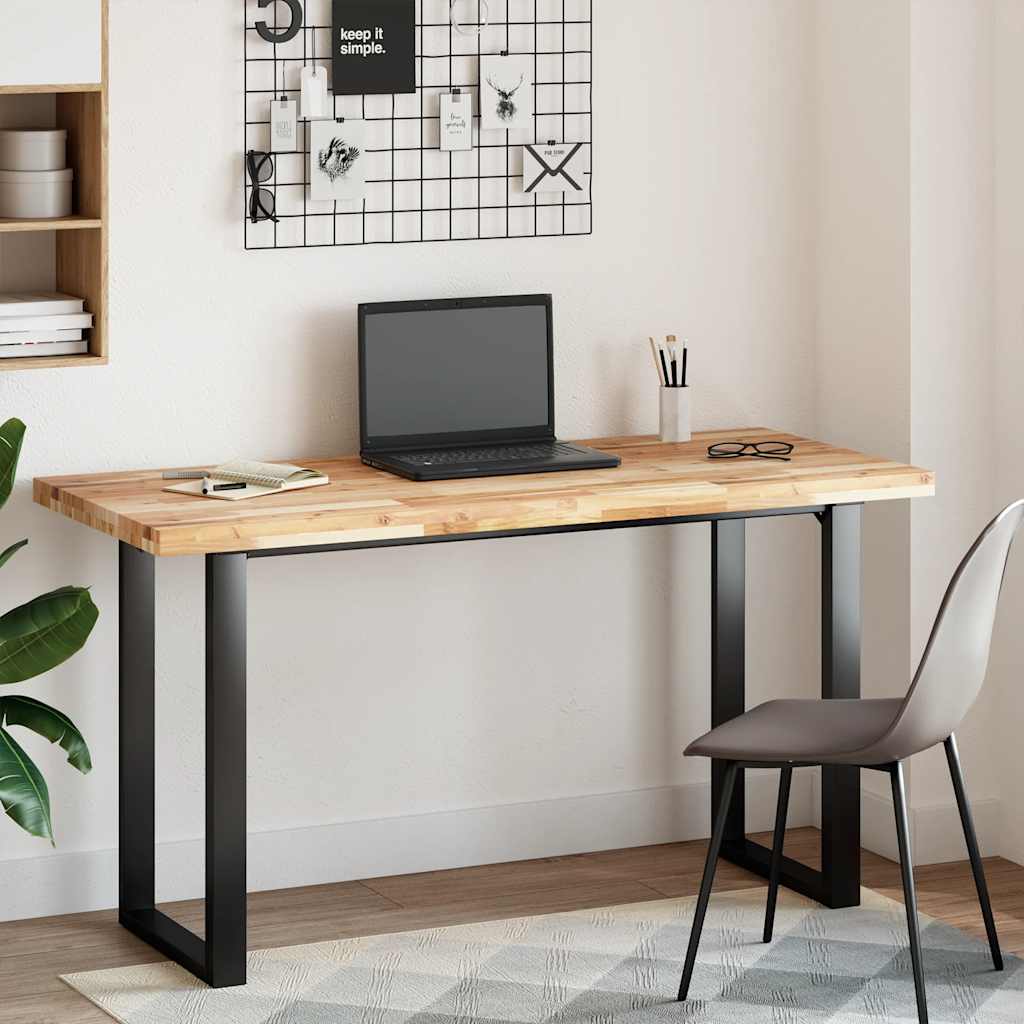 vidaXL Table Top Rectangular 140x60x4 cm Solid Wood Acacia