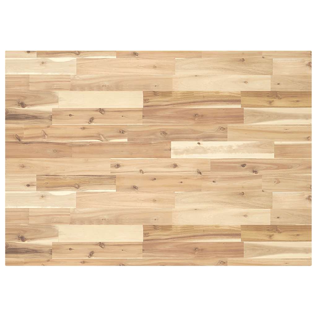vidaXL Table Top Rectangular 100x70x4 cm Solid Wood Acacia