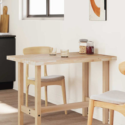 vidaXL Table Top Rectangular 100x80x4 cm Solid Wood Acacia
