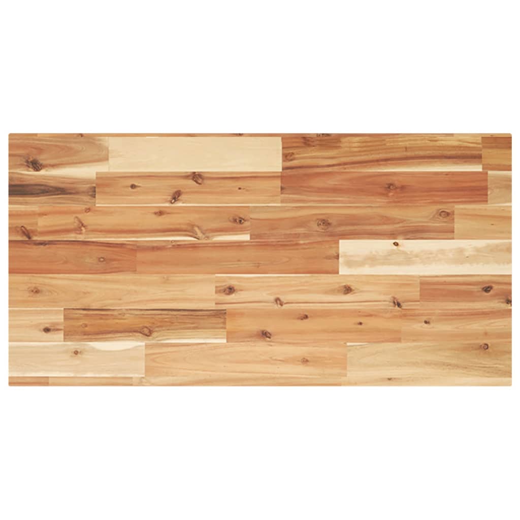 vidaXL Table Top Rectangular 80x40x2 cm Solid Wood Acacia