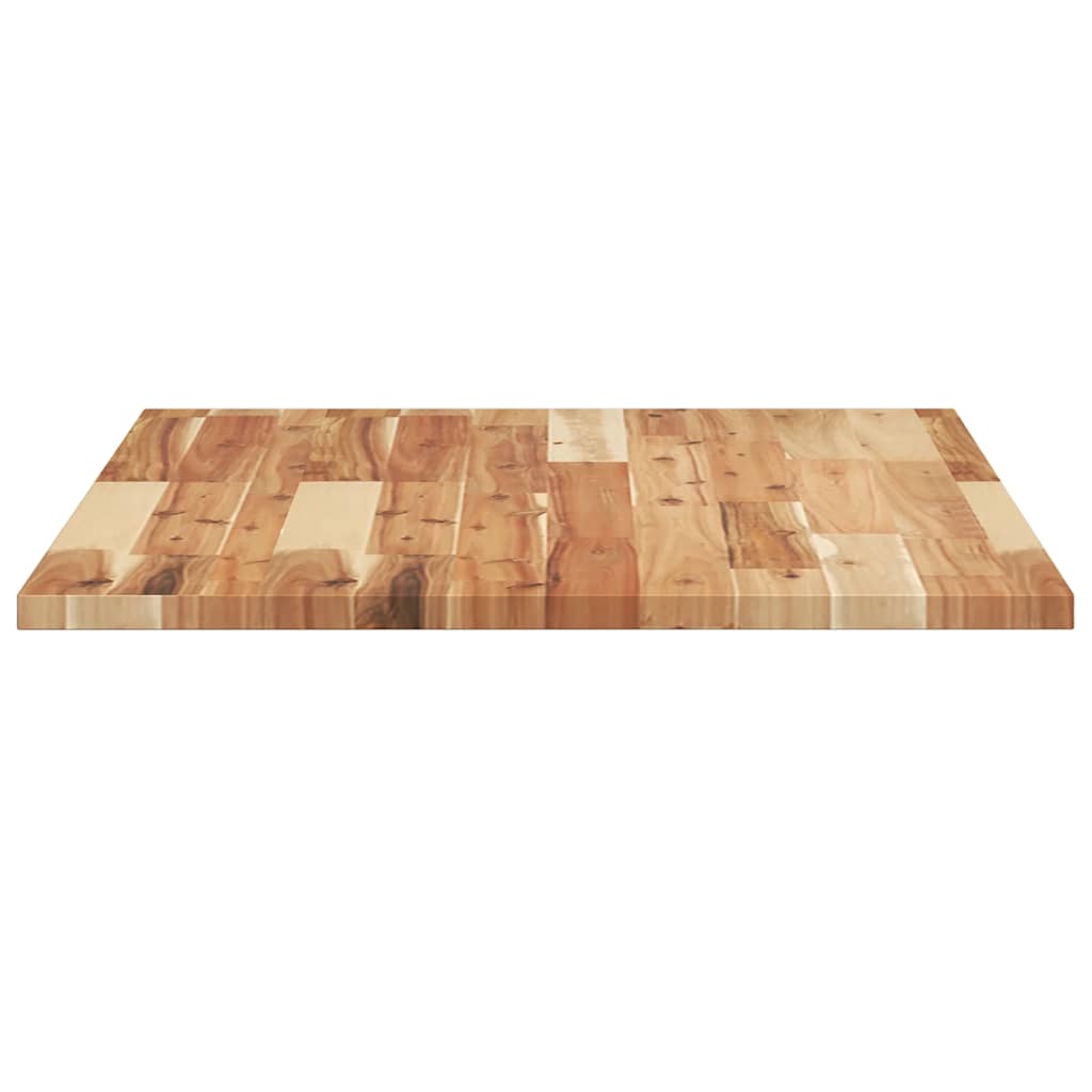 vidaXL Table Top Rectangular 80x60x2 cm Solid Wood Acacia