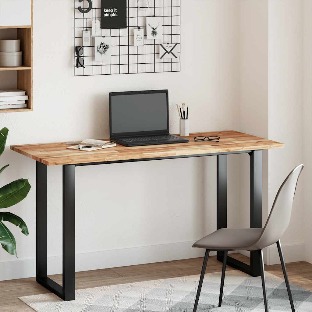 vidaXL Table Top Rectangular 140x60x2 cm Solid Wood Acacia