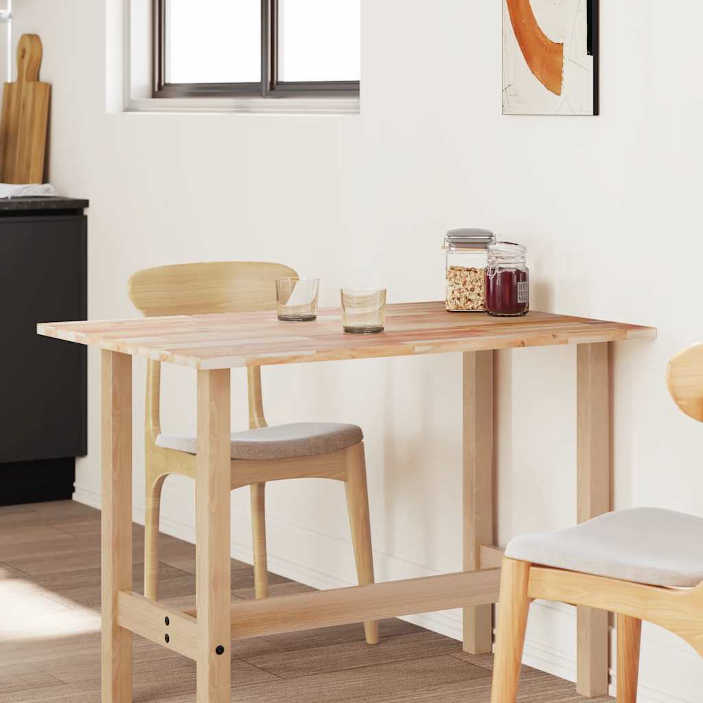vidaXL Table Top Rectangular 80x70x2 cm Solid Wood Acacia