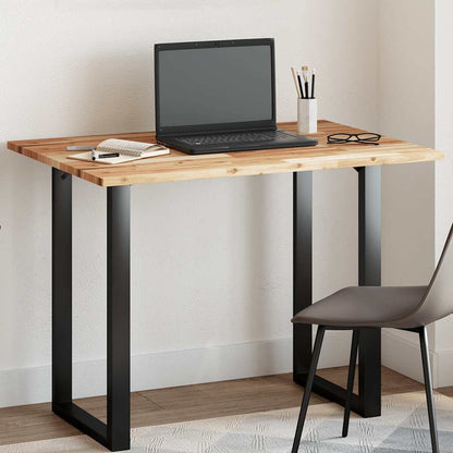 vidaXL Table Top Rectangular 80x70x2 cm Solid Wood Acacia