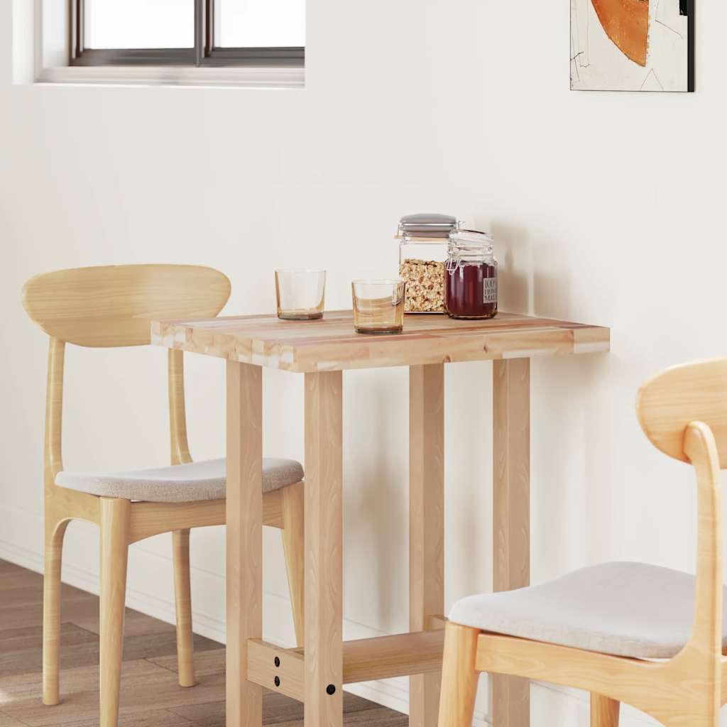vidaXL Table Top Rectangular 80x50x4 cm Solid Wood Acacia