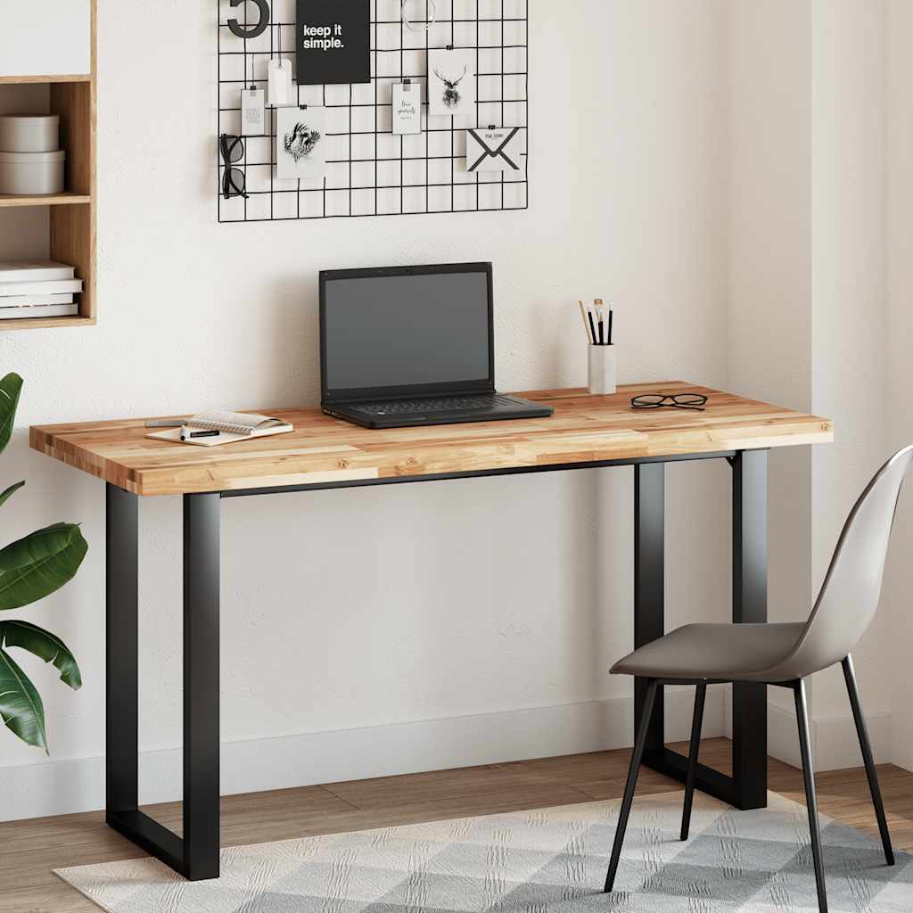 vidaXL Table Top Rectangular 140x60x4 cm Solid Wood Acacia