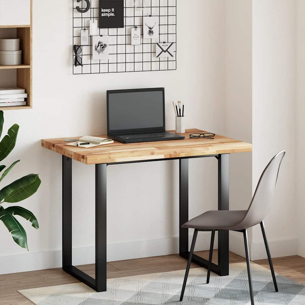 vidaXL Table Top Rectangular 80x70x4 cm Solid Wood Acacia