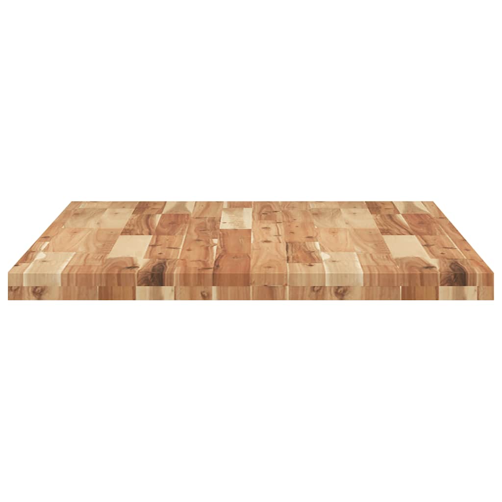 vidaXL Table Top Rectangular 80x70x4 cm Solid Wood Acacia