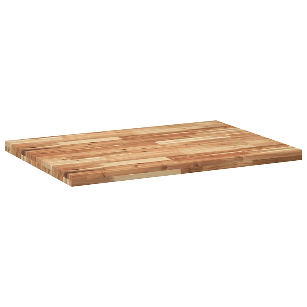 vidaXL Table Top Rectangular 100x70x4 cm Solid Wood Acacia