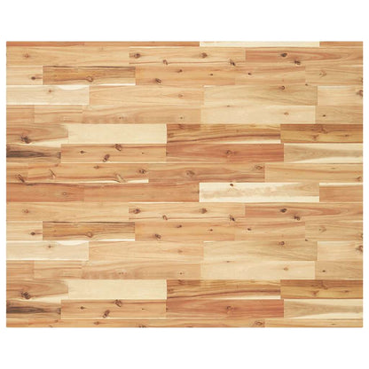 vidaXL Table Top Rectangular 100x80x4 cm Solid Wood Acacia