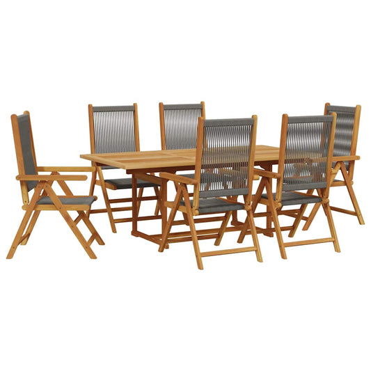vidaXL Garden Dining Set | Grey