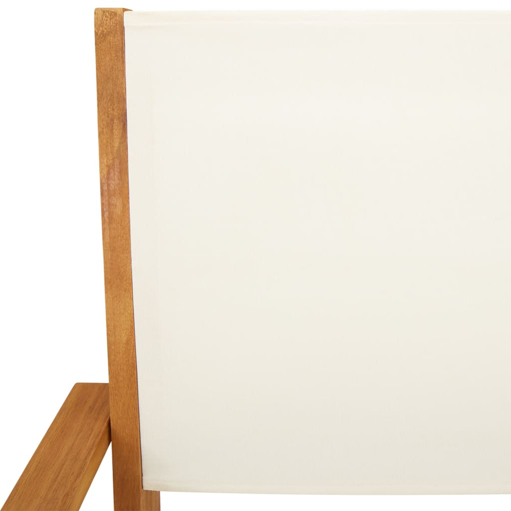 vidaXL Bistro Set | Cream White