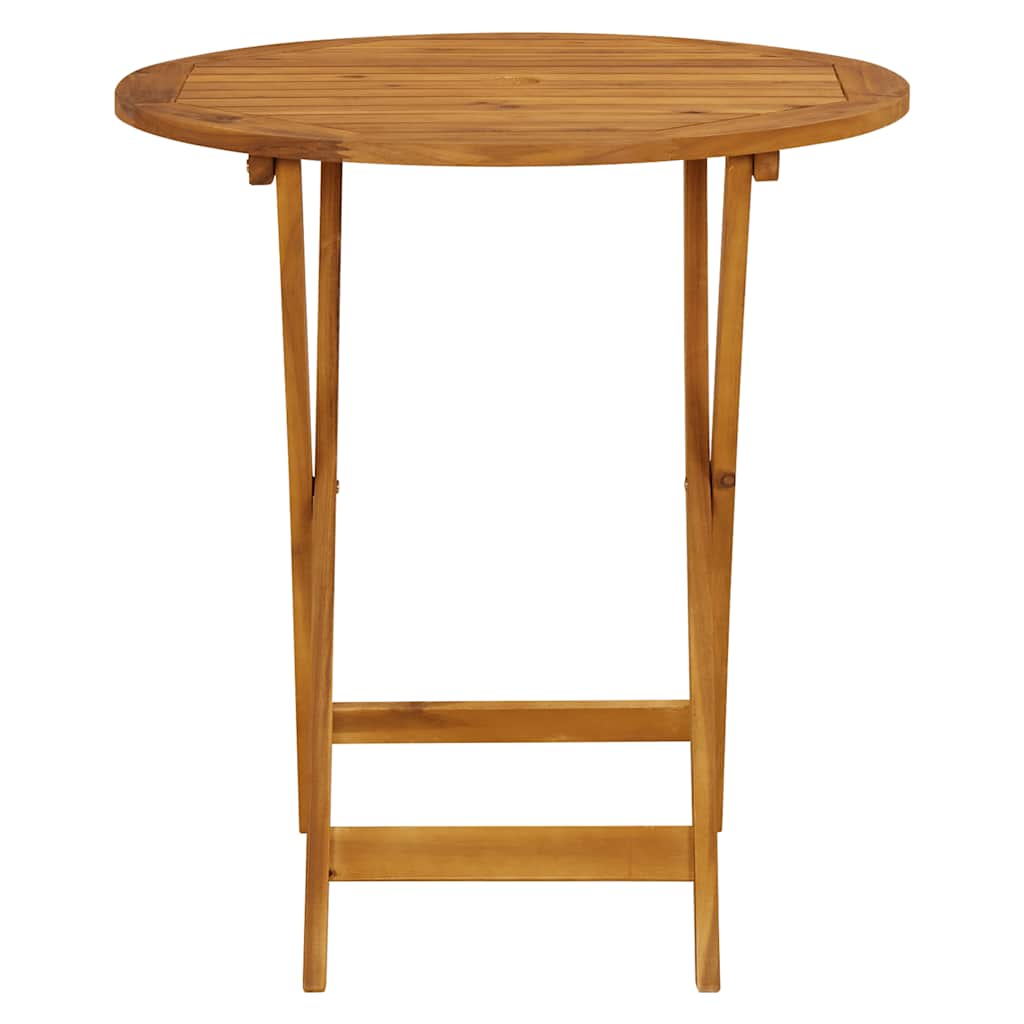 vidaXL Bistro Set | Black | Solid acacia wood and polypropylene | Small