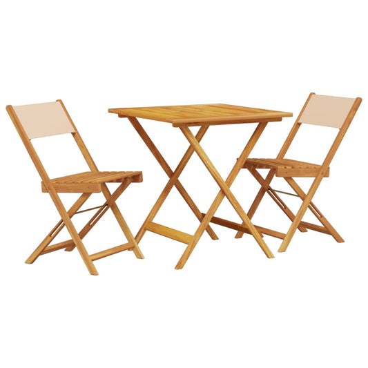 vidaXL Bistro Set | Beige
