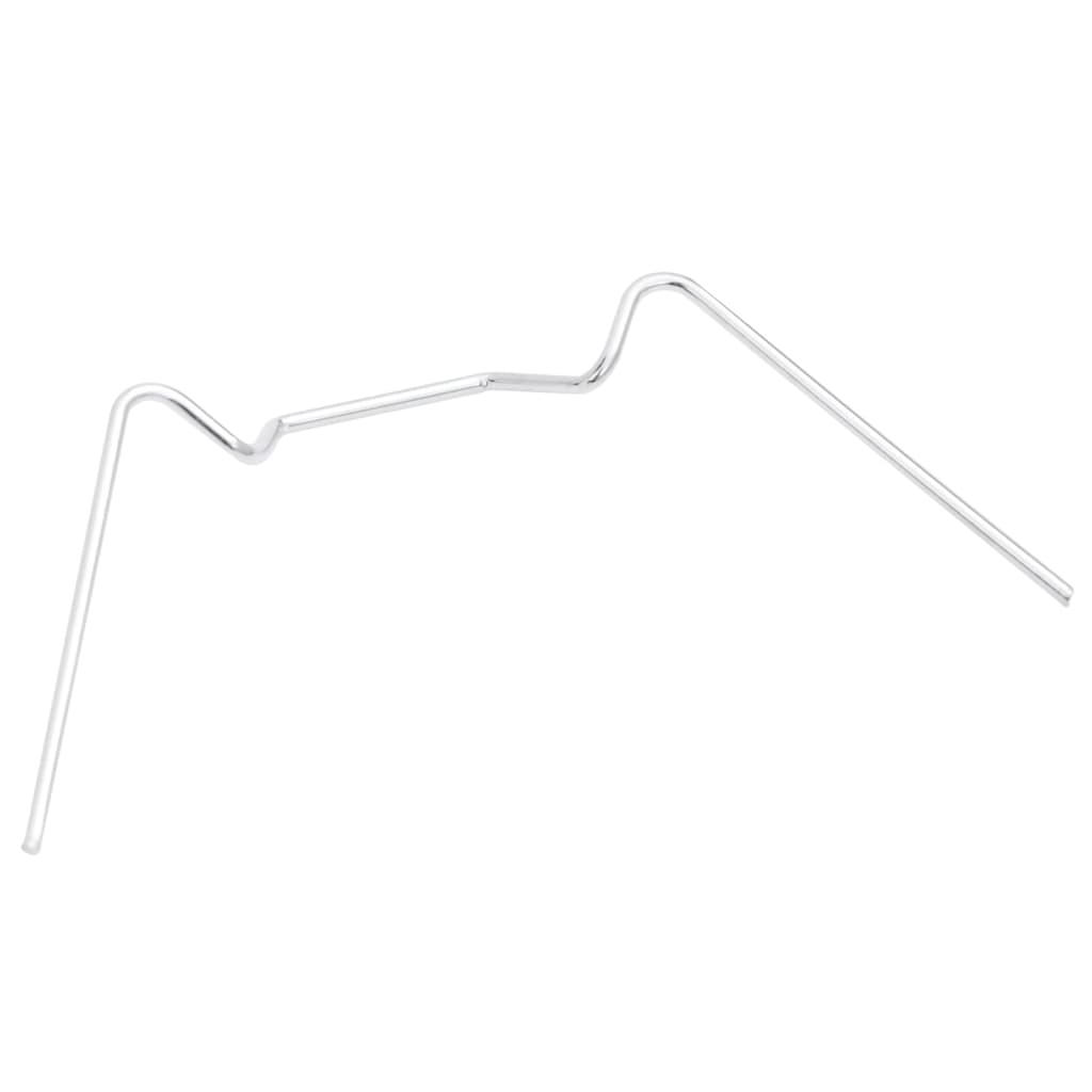 vidaXL Greenhouse Clips 50 pcs W Type Galvanised Steel