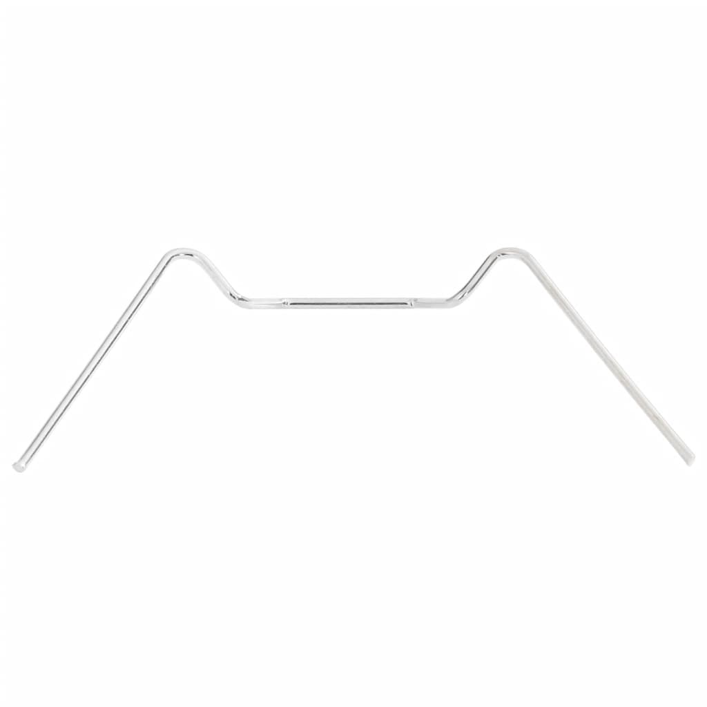 vidaXL Greenhouse Clips 100 pcs W Type Galvanised Steel