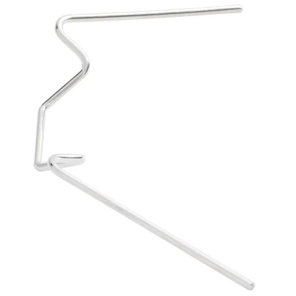 vidaXL Greenhouse Clips 100 pcs W Type Galvanised Steel